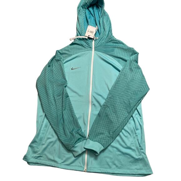 Nike Men's Hyper Turq / Washed Teal Dri-FIT Strike Jacket Sz 2XL DH8768-354 NWT - Picture 1 of 4